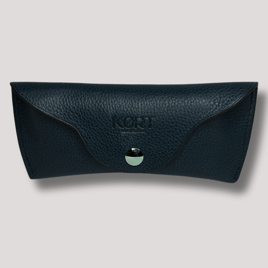 Sara Belt Glasses Case Navy