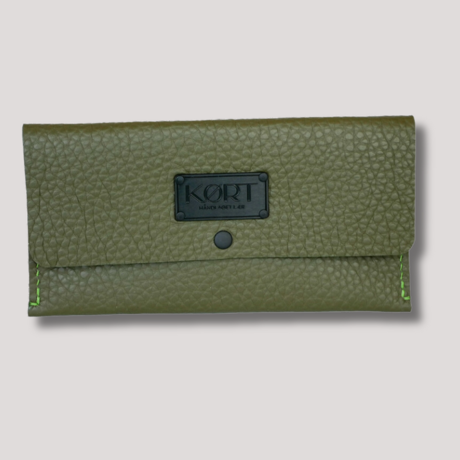 Pandem Pouch Italian Leather Olive