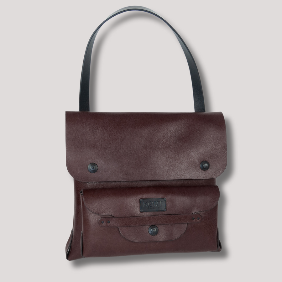 Satchel and Courtney Clutch Chocolate Brown