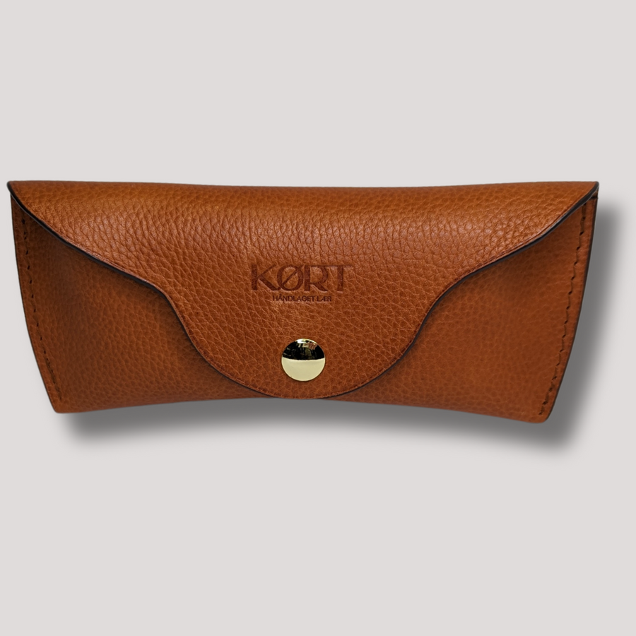 Sara Belt Glasses Case Tan