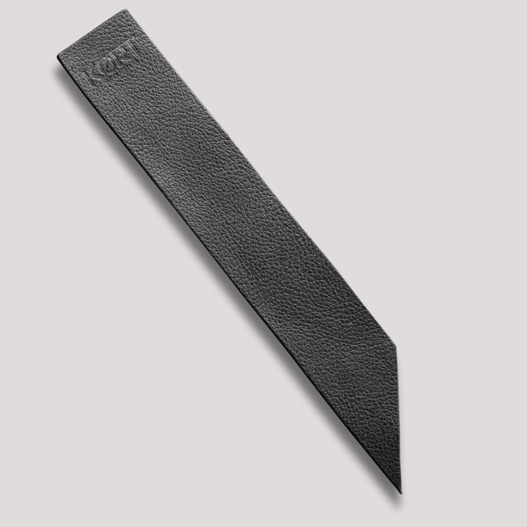 Jardar Leather Bookmark Black