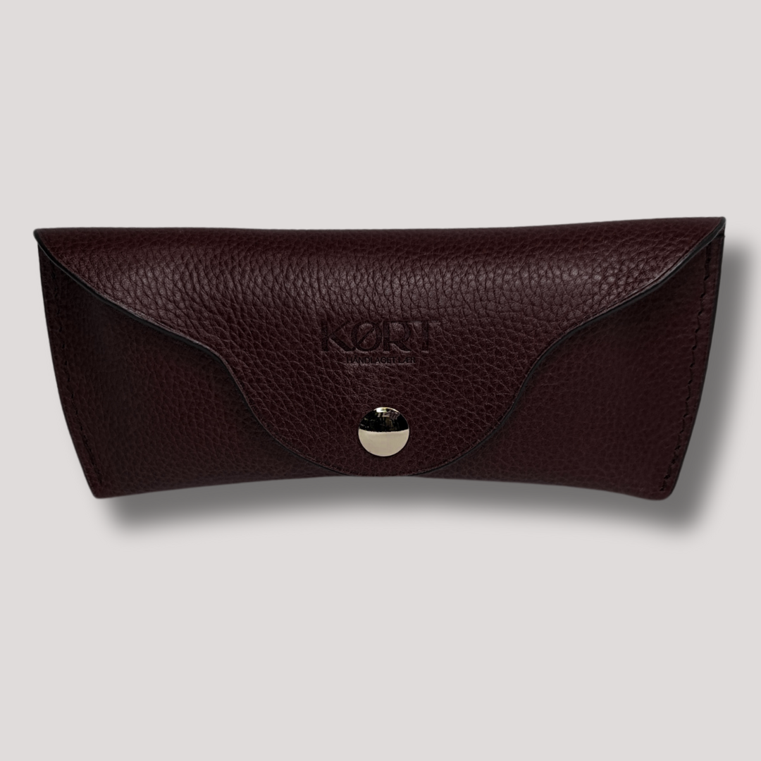 Sara Belt Glasses Case Chocolate Brown