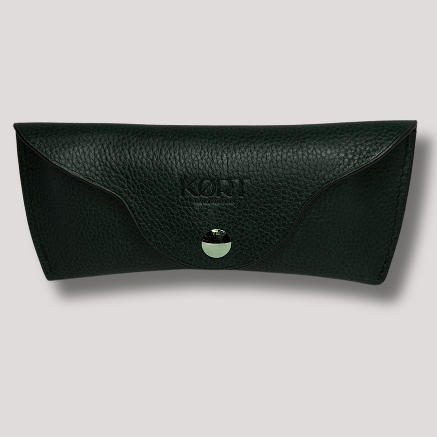 Sara Belt Glasses Case Green