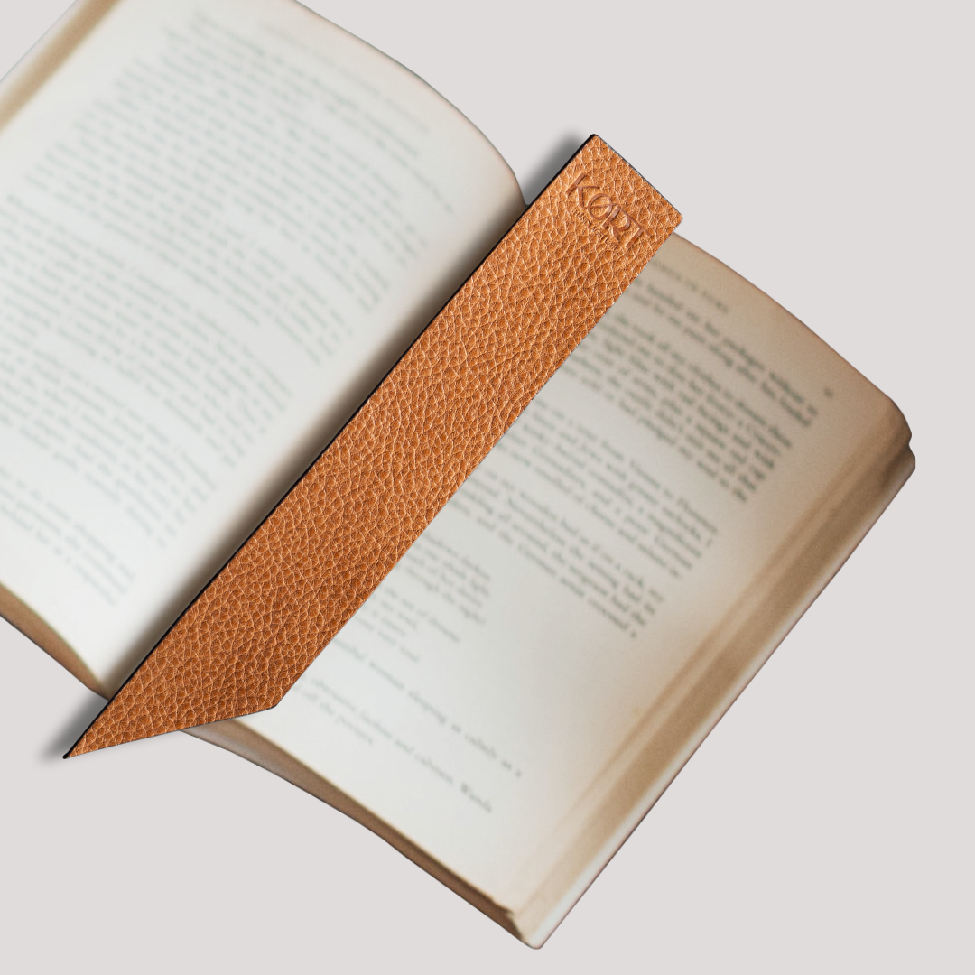 Jardar Leather Bookmark Tan